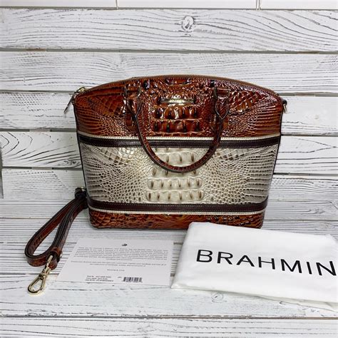 how can you tell if a brahmin purse is real|how to detect brahmin bags.